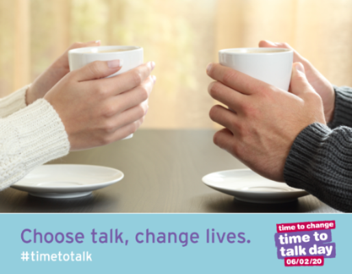 Time to Talk Day: helping end mental health discrimination—one sip at a time! 